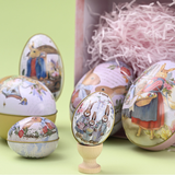 Œufs en fer colorés Lapin Pâques