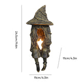 Lampe décorative en résine de sorcière