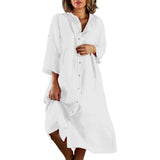 Robe simple, décontractée et ample