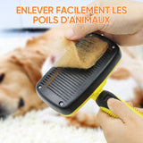 Brosse autonettoyante pour chiens/chats
