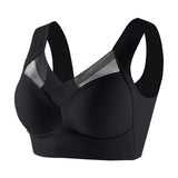 Bralette sans fil à bretelles élastiques et sans couture