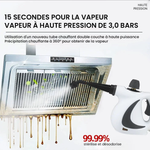 Nettoyeur portatif à vapeur désinfectante à haute pression