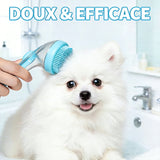 Nouvelle Brosse 2-en-1 pour Bain et Toilettage des Animaux