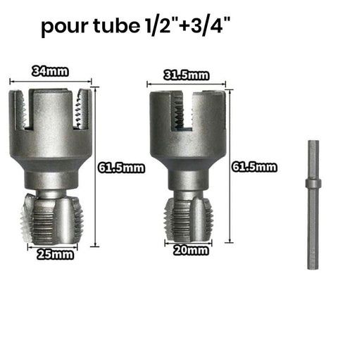 Outil de coupe de filets de tuyaux