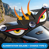 Feux dynamiques « Devil Eye » à énergie solaire pour voiture
