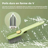 Brosse à récurer liquide 2 en 1