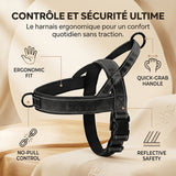 Harnais réfléchissant anti-traction ultime pour chien