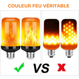 Ampoule LED à effet flamme