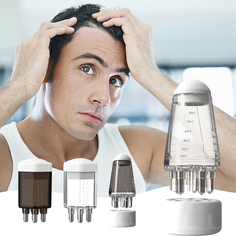 Peigne fixateur de cheveux et conducteur de liquide