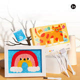 Peinture de texture à la pulpe