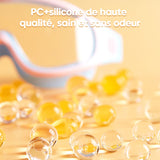 Lunettes de natation à grande monture pour enfants