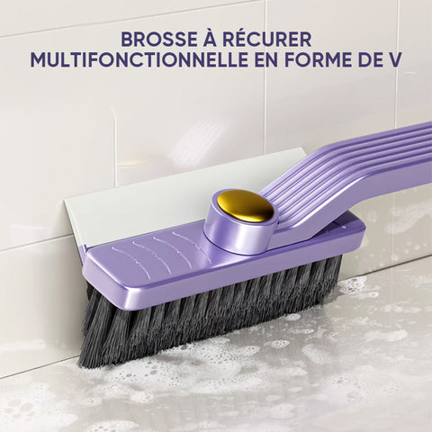 Brosse à récurer rotative multifonctions
