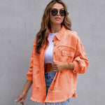 Veste Denim à Coupe Relaxante