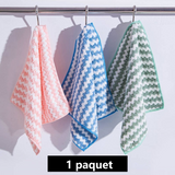 Chiffon de nettoyage en microfibre (3 pièces)