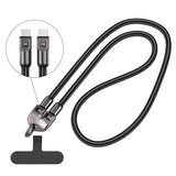 2-en-1 Cable de Datos de Carga Rápida y Cordón para Teléfono