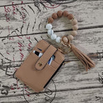 💖 Portefeuille porte-clés en silicone tendance