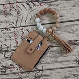 💖 Portefeuille porte-clés en silicone tendance