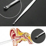Ensemble de 6 cuillères à oreille en acier inoxydable
