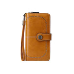 Portefeuille long anti-magnétique RFID