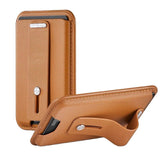 Soporte magnético con anillo para tarjetas de teléfono