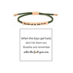Bracelet Inspire tressé et ajustable