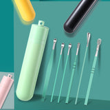 Ensemble de 6 cuillères à oreille en acier inoxydable