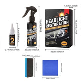 Kit de rénovation de phares pour jaunissement et oxydation