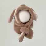 Bonnet avec écharpe intégré pour bébé
