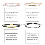 Bracelet Inspire tressé et ajustable
