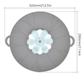 Couvercle anti-éclaboussures en silicone pour fleurs
