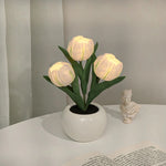 Lampe de table LED de Tulip Veilleuse Fleurie