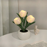 Lampe de table LED de Tulip Veilleuse Fleurie