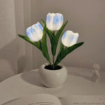 Lampe de table LED de Tulip Veilleuse Fleurie