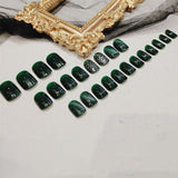 Dessin d'ongles œil de chat (24pcs)