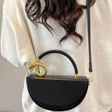 Sac à main pour femme, couleur unie, tendance