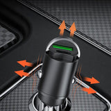 Chargeur de voiture rapide invisible avec anneau de traction en métal