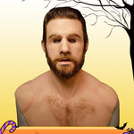 Masque en latex de simulation d'Halloween