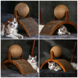 Balle Griffoir pour Chat sur Support
