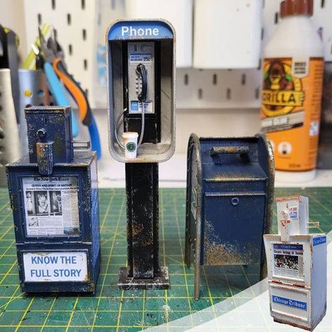 Miniature de Téléphone Public Américain
