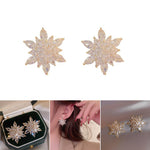 Boucles d'oreilles de luxe en forme de tournesol