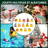 Boîte de Noël de canard jaune