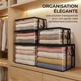 Sac de rangement transparent PVC ultra résistant