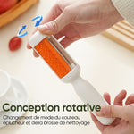 Couteau d'office 2 en 1