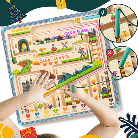 Labyrinthe de stylos magnétiques