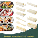 Coffret cadeau 3 en 1 pour les sushis(10pcs)