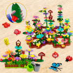 Jouets de construction du jardin de fleurs
