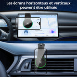 Chargeur sans fil magnétique pliable 2 en 1 pour voiture