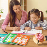 Cahier d'écriture à rainures réutilisable
