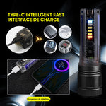 Lampe de poche zoom pour l'extérieur