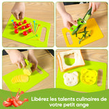 46 pièces Couteaux de cuisine Montessori pour enfants Jouets éducatifs